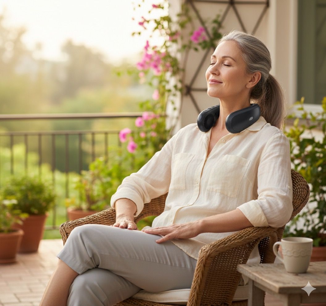 Portable Neck Fan – Hands-Free Cooling Anywhere